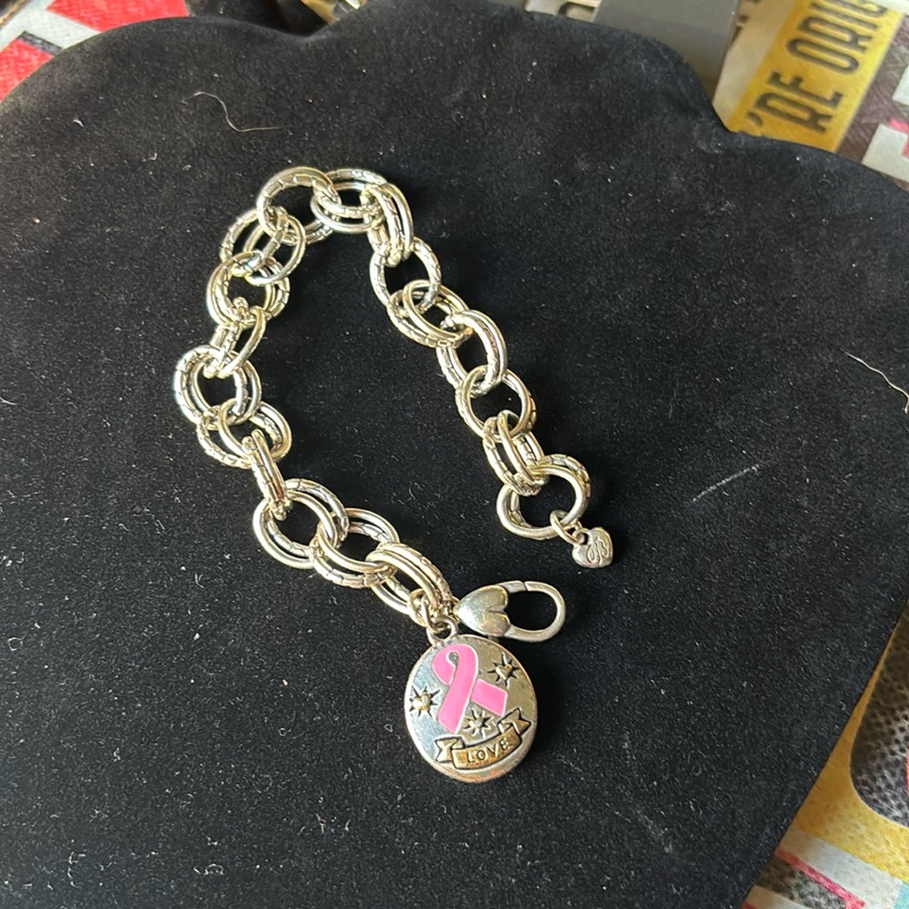 Brighton Power of Pink Charm Bracelet